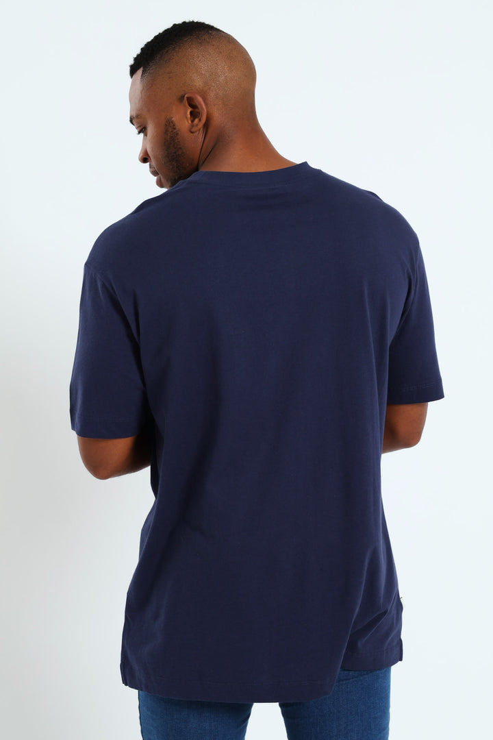 Center Logo Tee - Navy