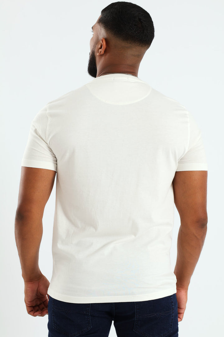 Vinny Logo Printed Tee - Off White