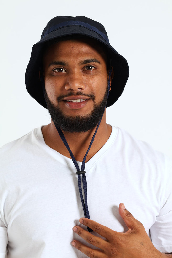 Caren Bucket Hat - Navy