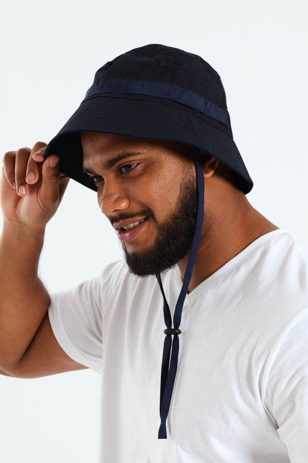 Caren Bucket Hat - Navy