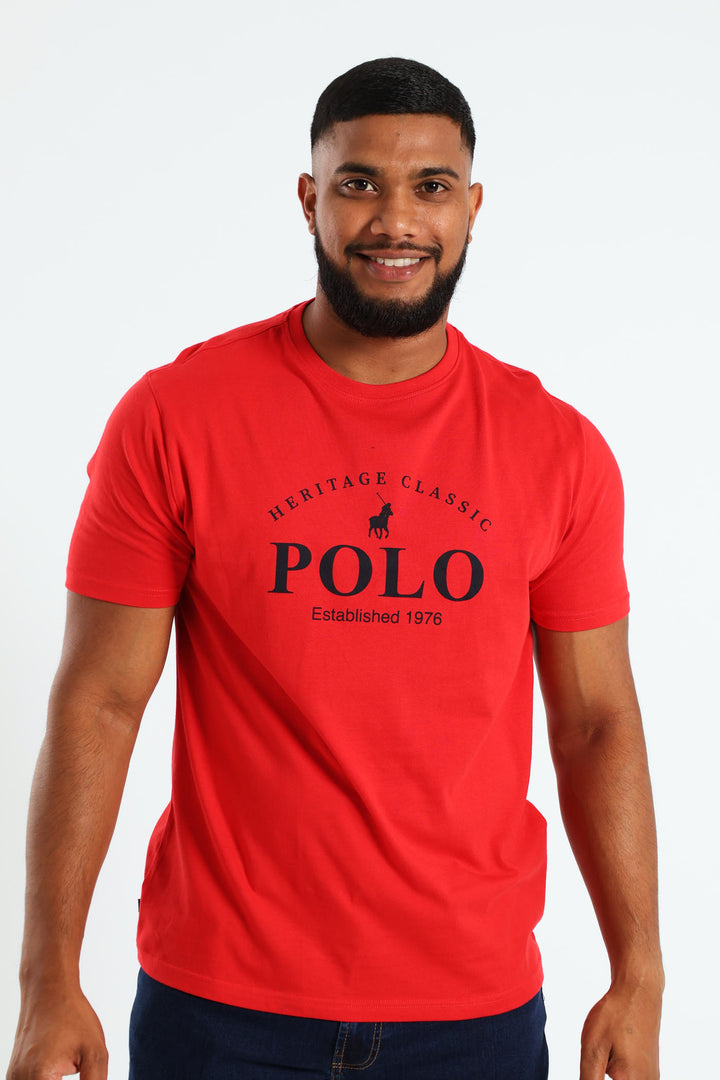 Mason Heritage Tee - Red