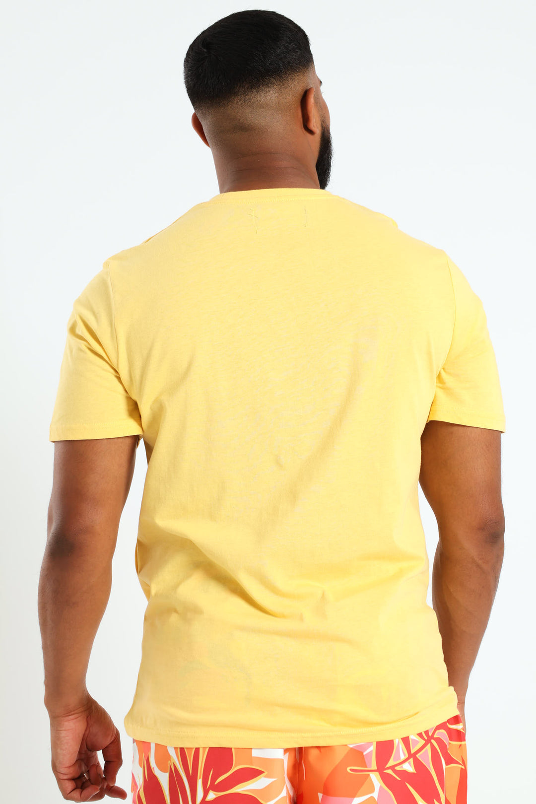 Basic Crew T-Shirt - Light Yellow