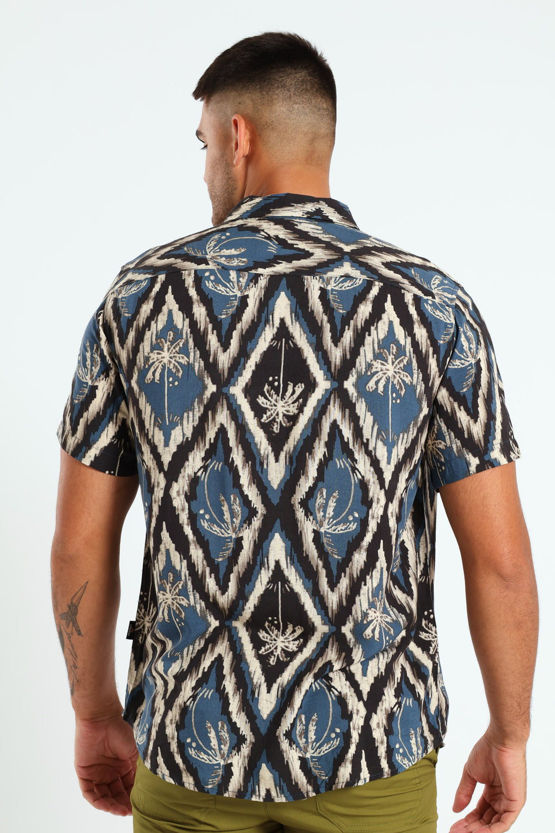 Viscose Aztek Shirt - Blue