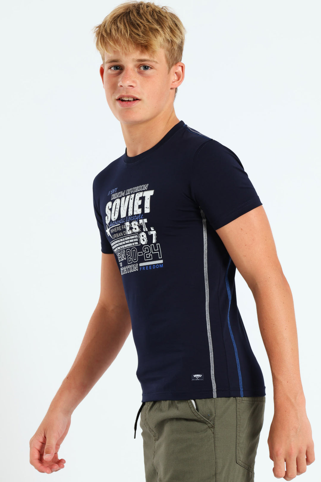 Boys Primal Tee - Navy