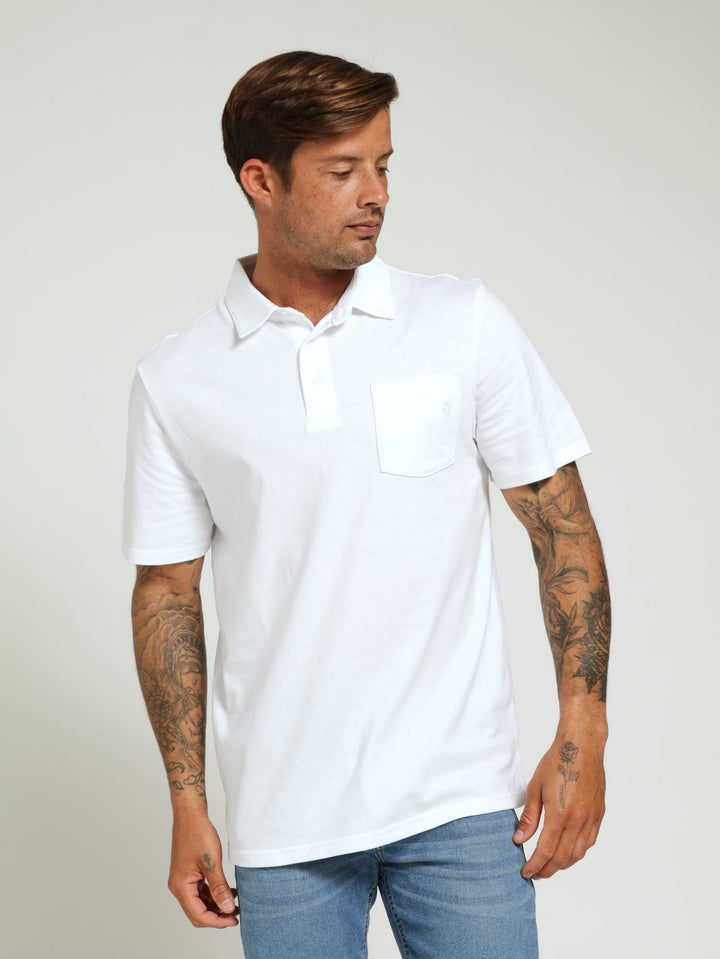 Collar Golfer - White