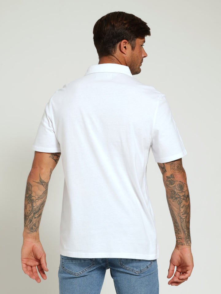 Collar Golfer - White