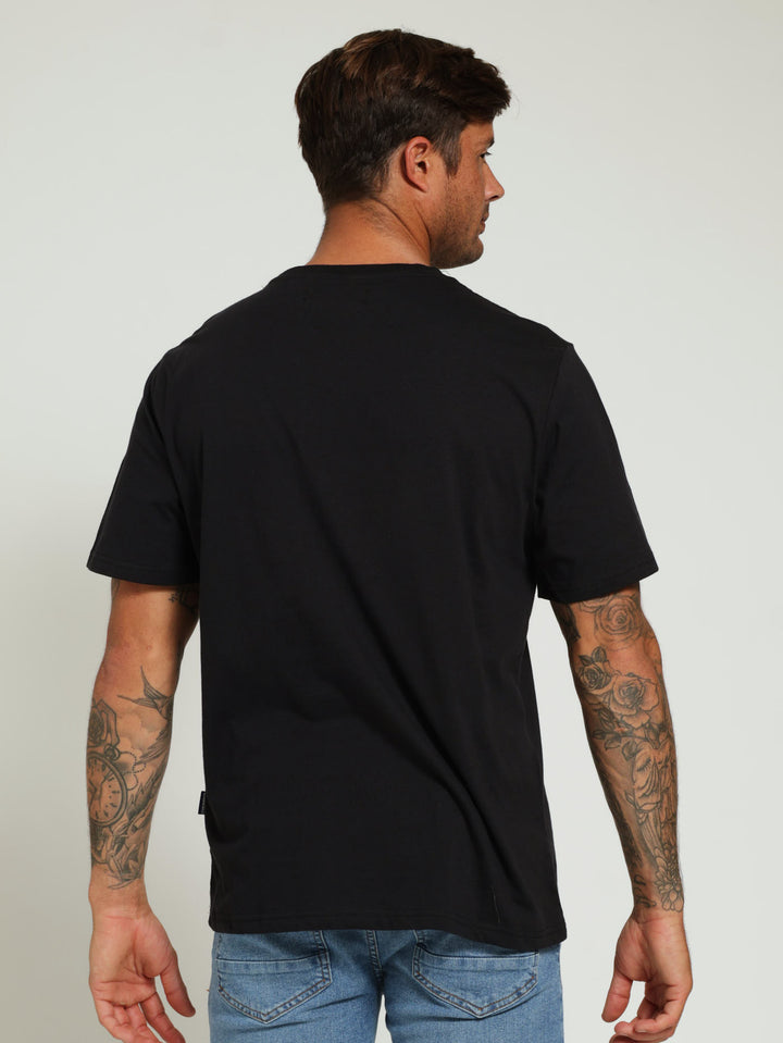 Basic Crew Neck Tee - Black