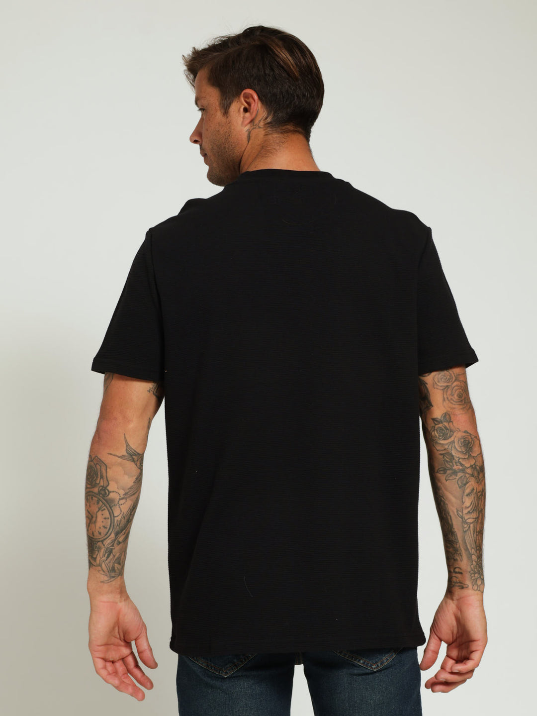 Ottoman Crew Tee - Black