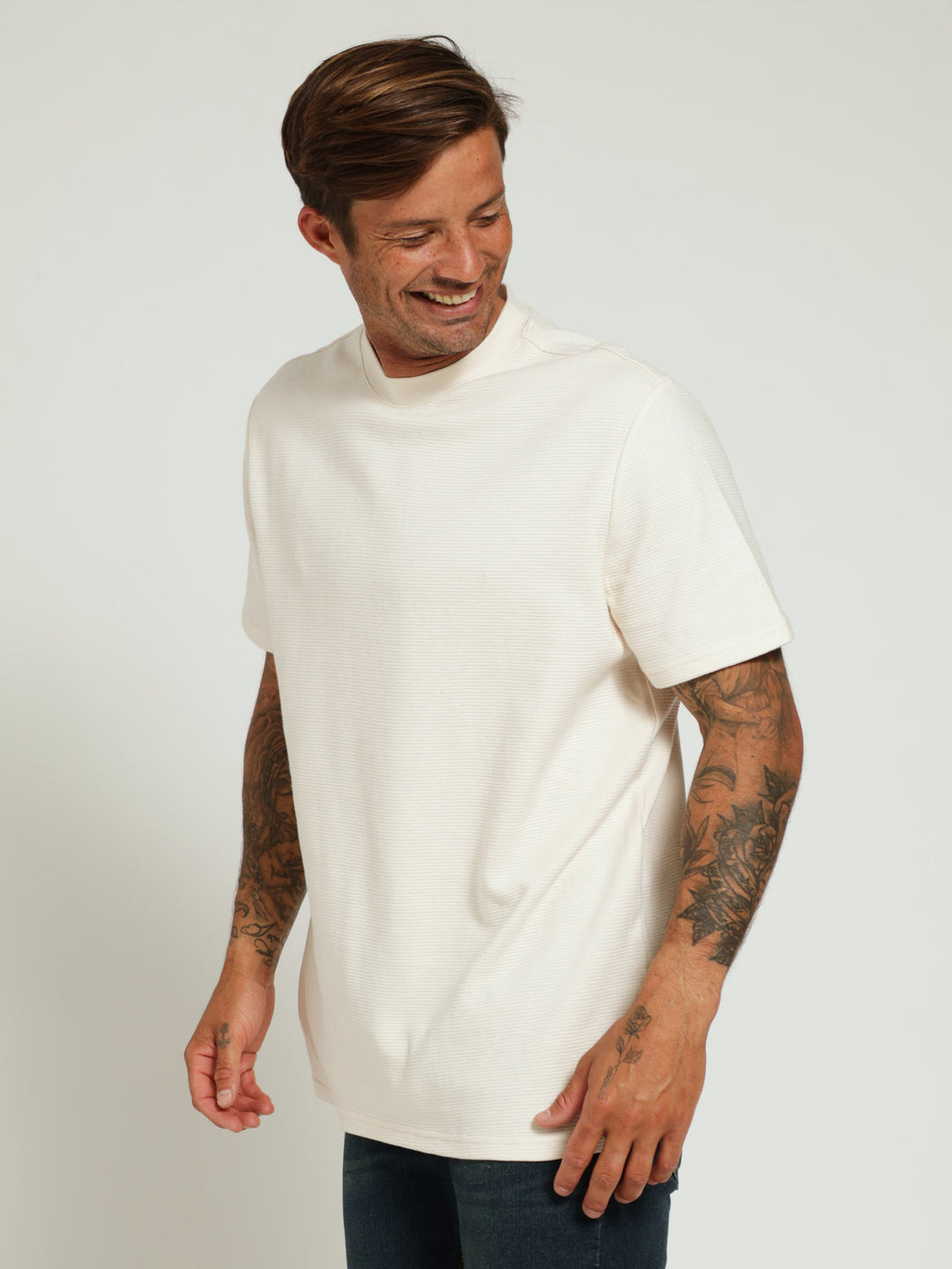 Ottoman Crew Tee - Off White