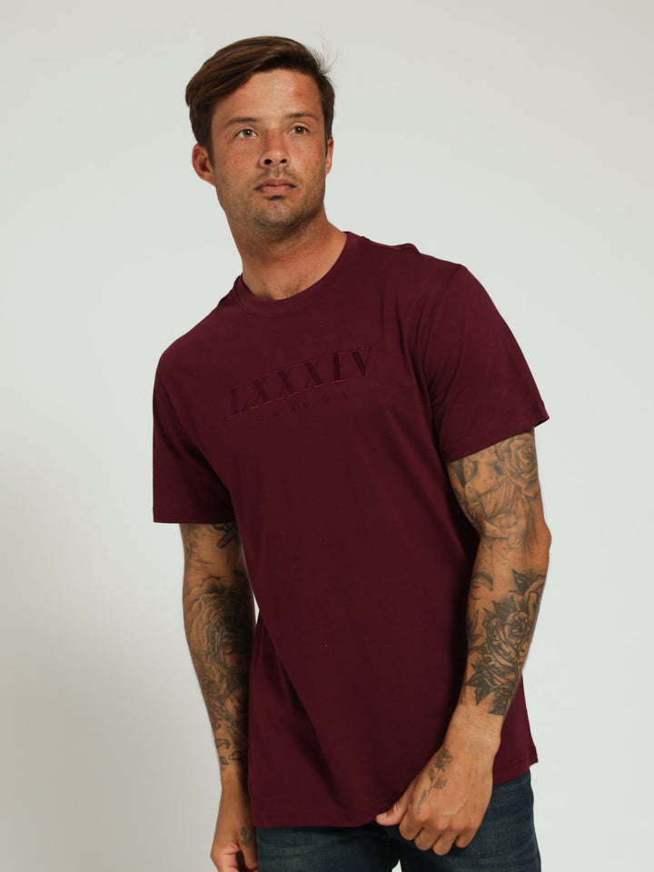 Tee - Burgundy