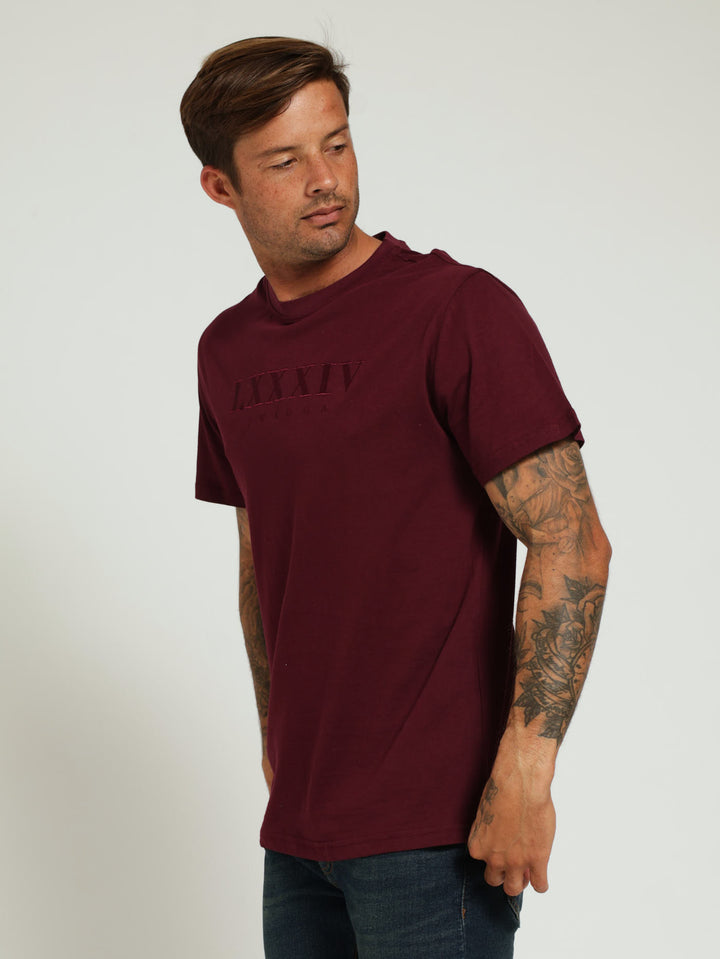 Tee - Burgundy