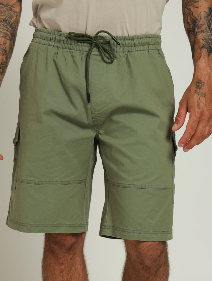 Cargo Pull On Short - Olive