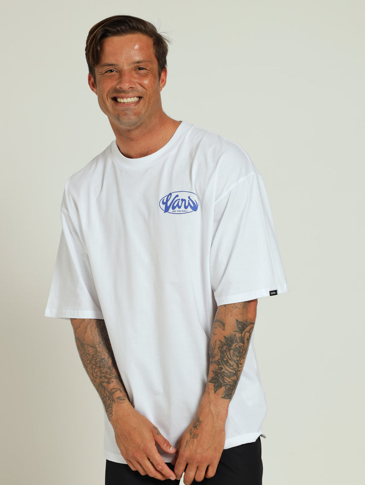 Global Line Tee - White