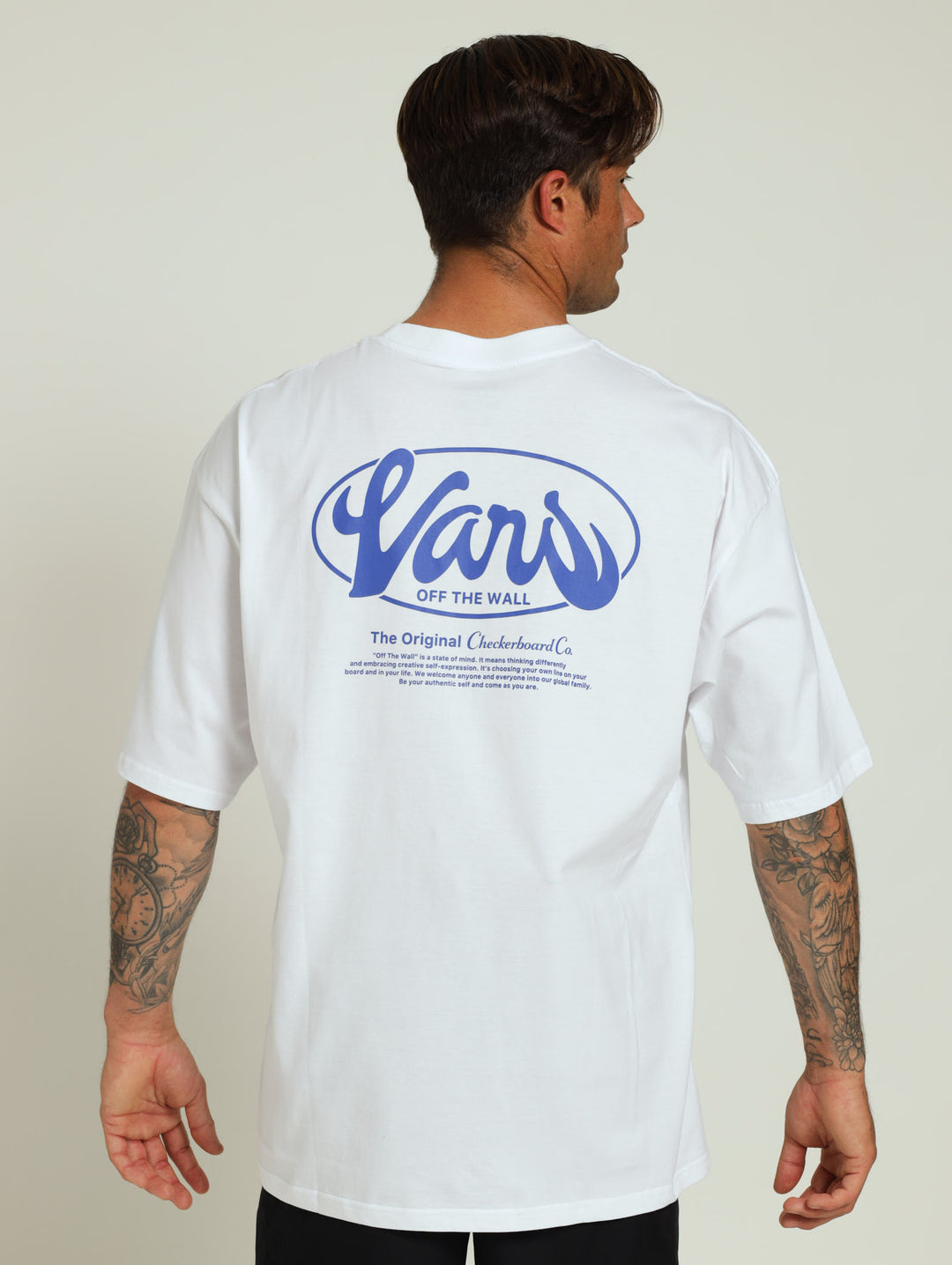 Global Line Tee - White