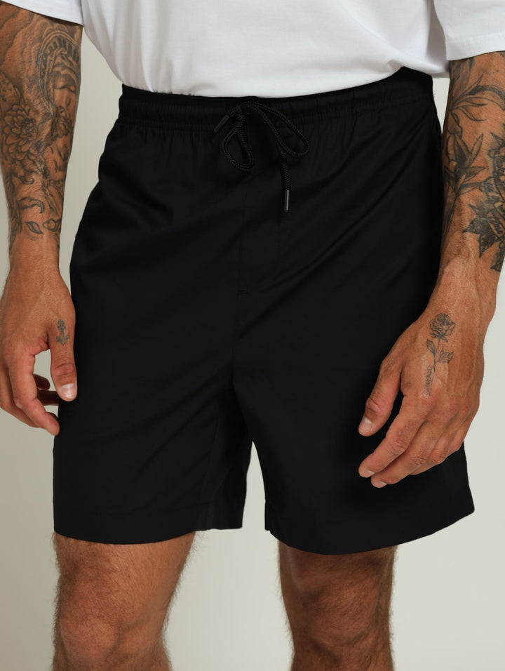 Basic Beach Shorts - Black