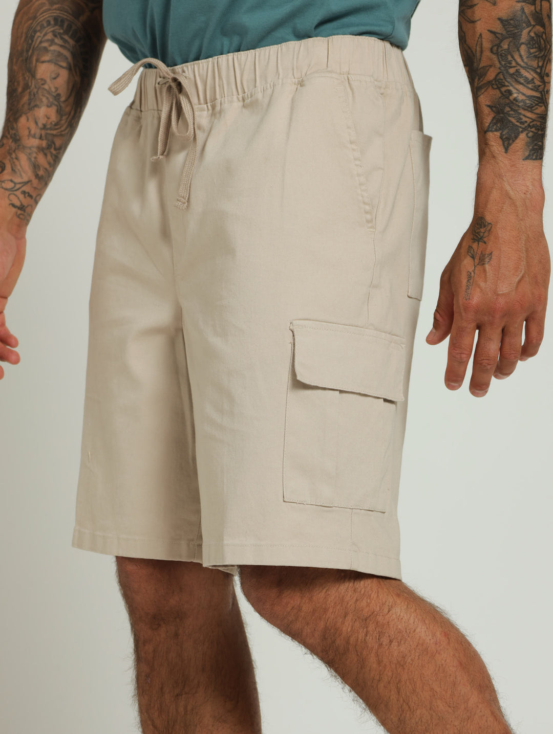 Cargo Pocket Short - Stone