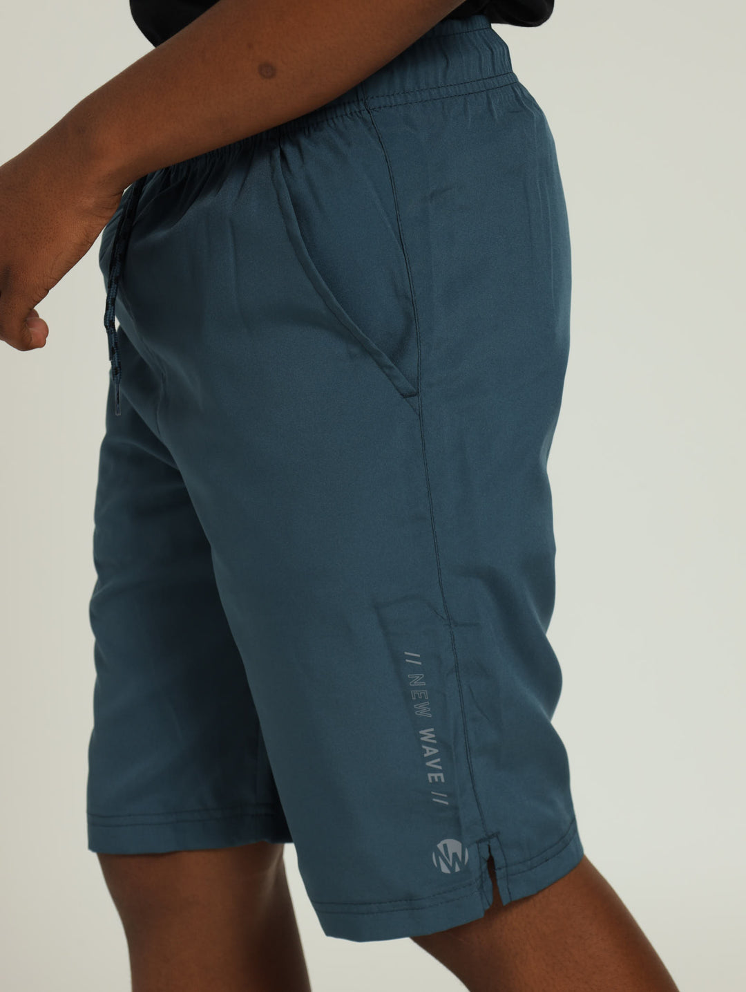 Boys Microfiber Shorts - Teal