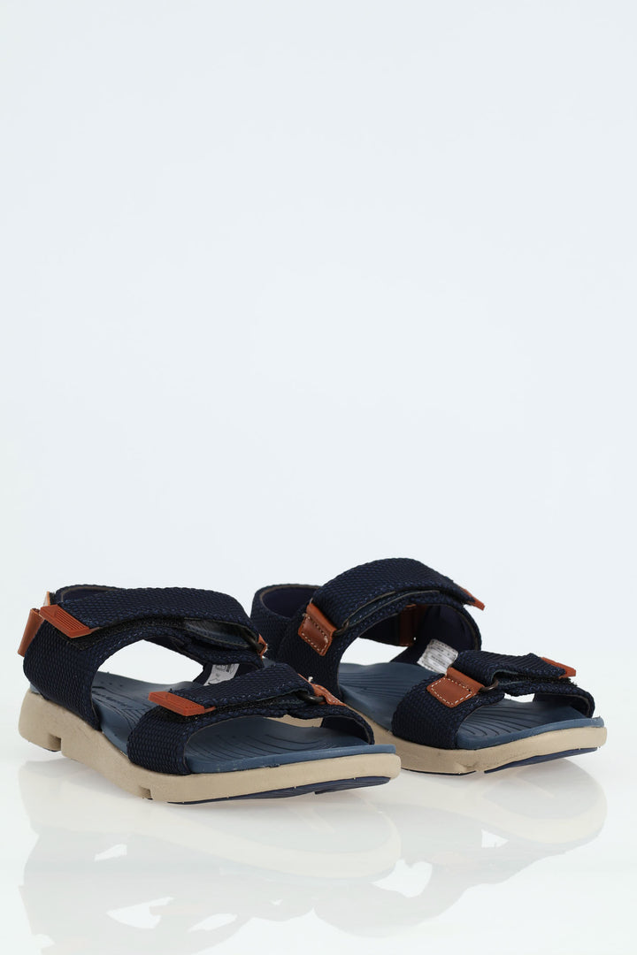 Caelum Comfort Adventure Sandal - Navy/White