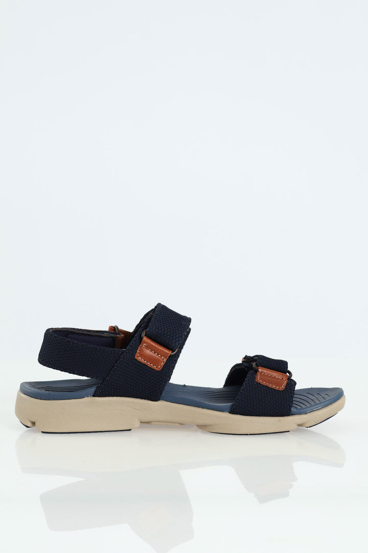 Caelum Comfort Adventure Sandal - Navy/White