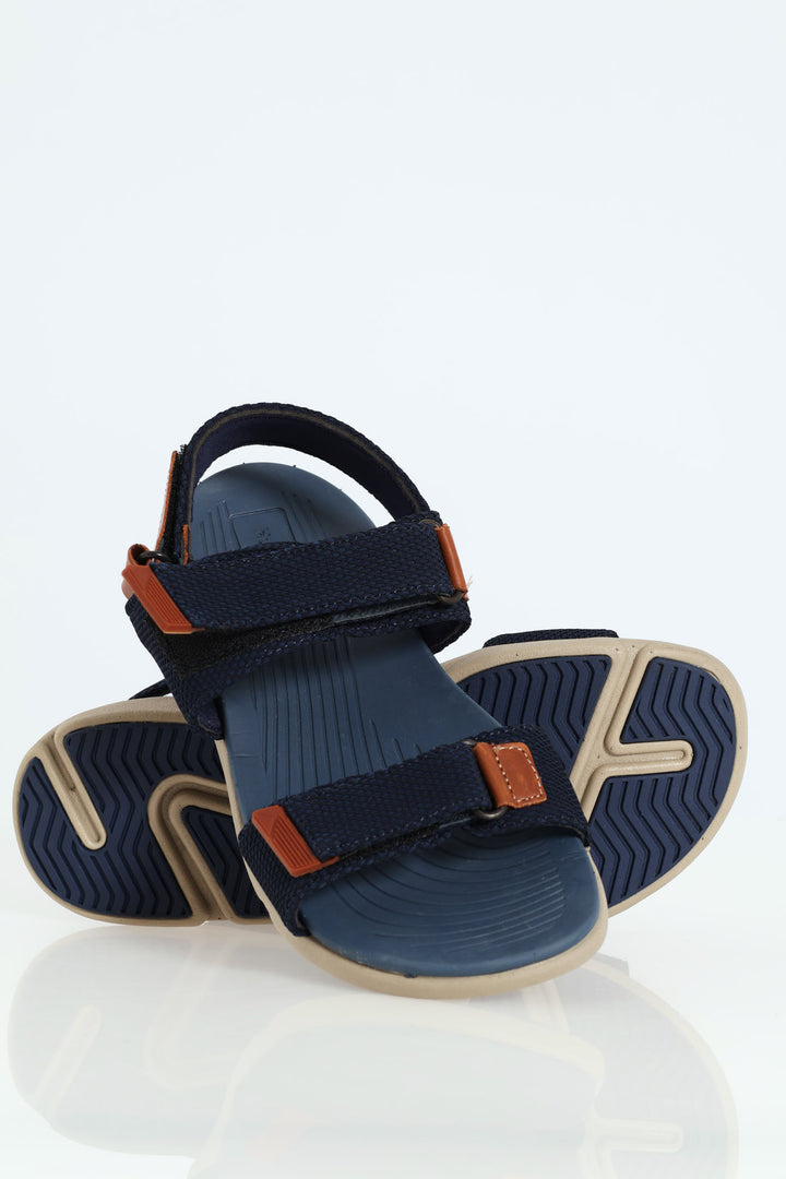 Caelum Comfort Adventure Sandal - Navy/White