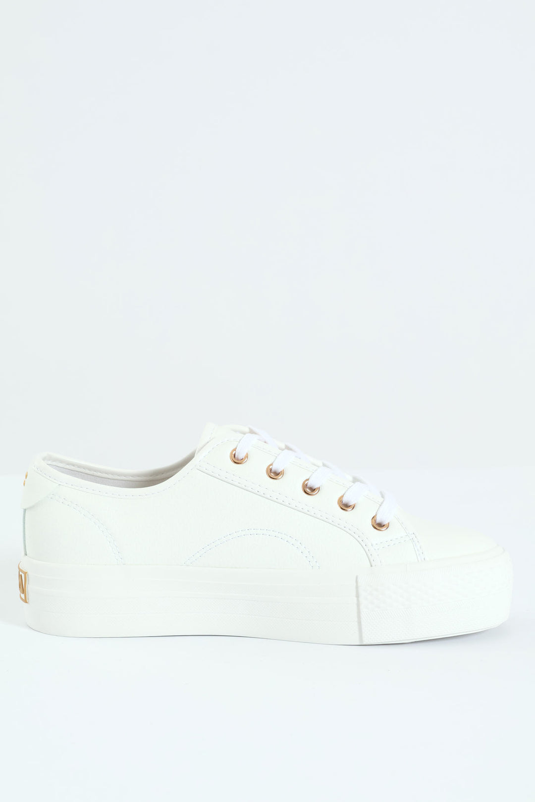 Alessia Platform Sneaker - White