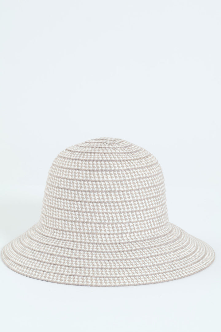 Petersham Ribbon Hat - Cream