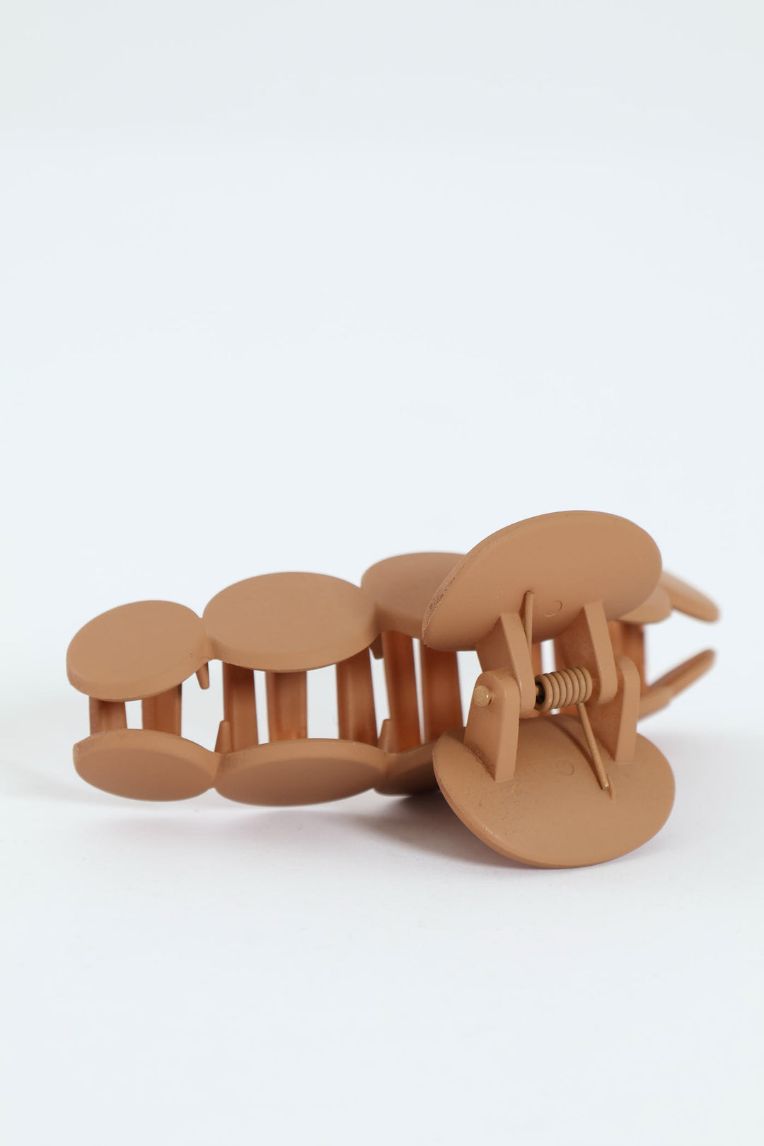 Bubble Matte Hair Clip - Caramel