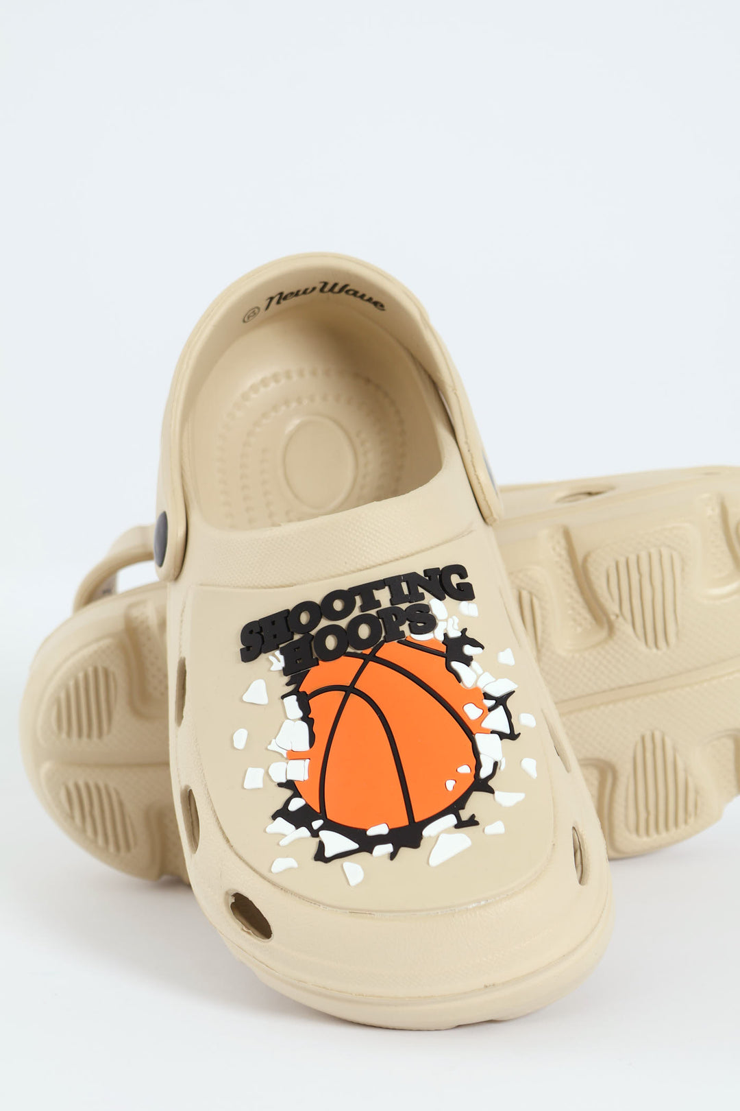 Boys Basketball Clog - Stone