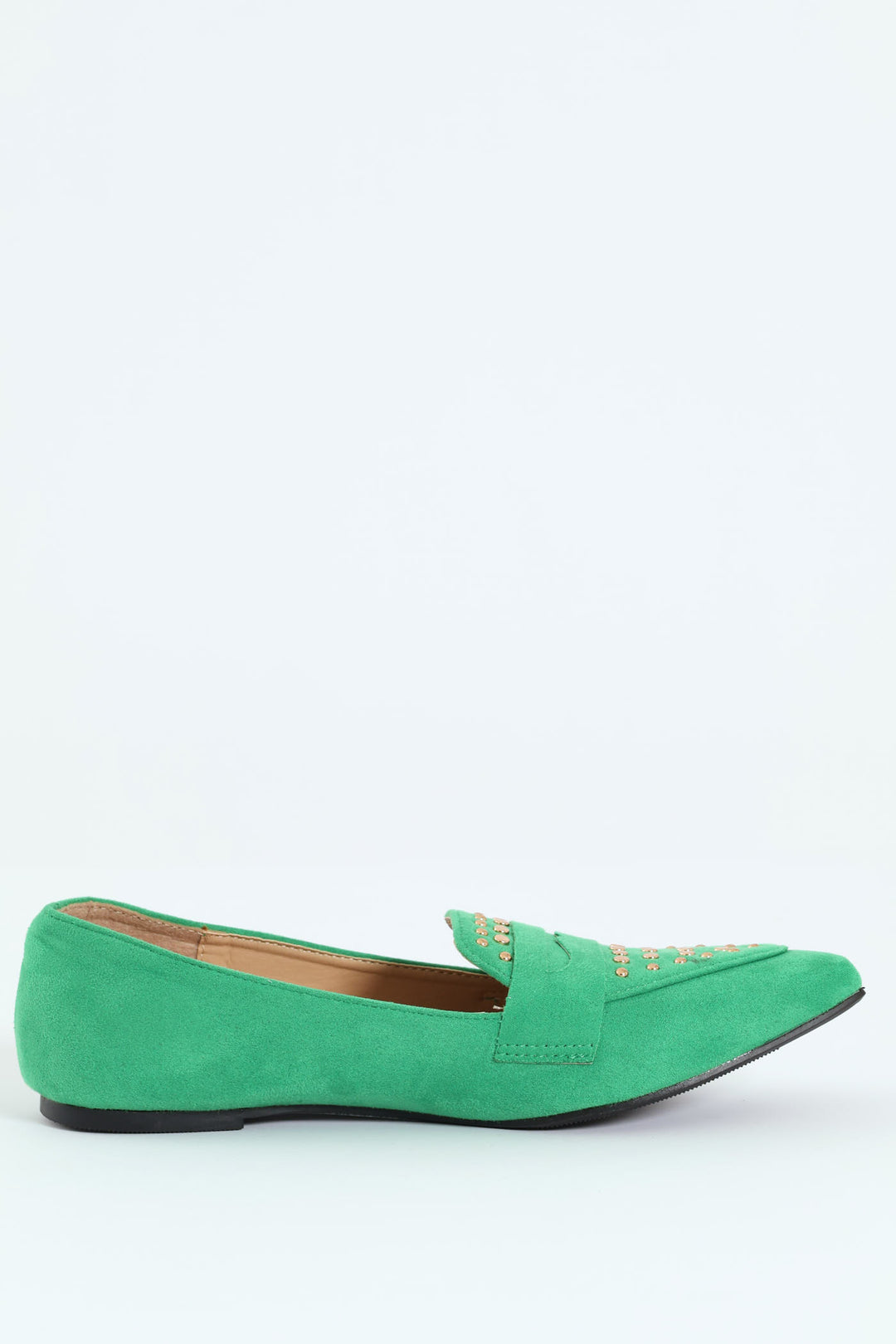 Studded Penny Loafer - Green