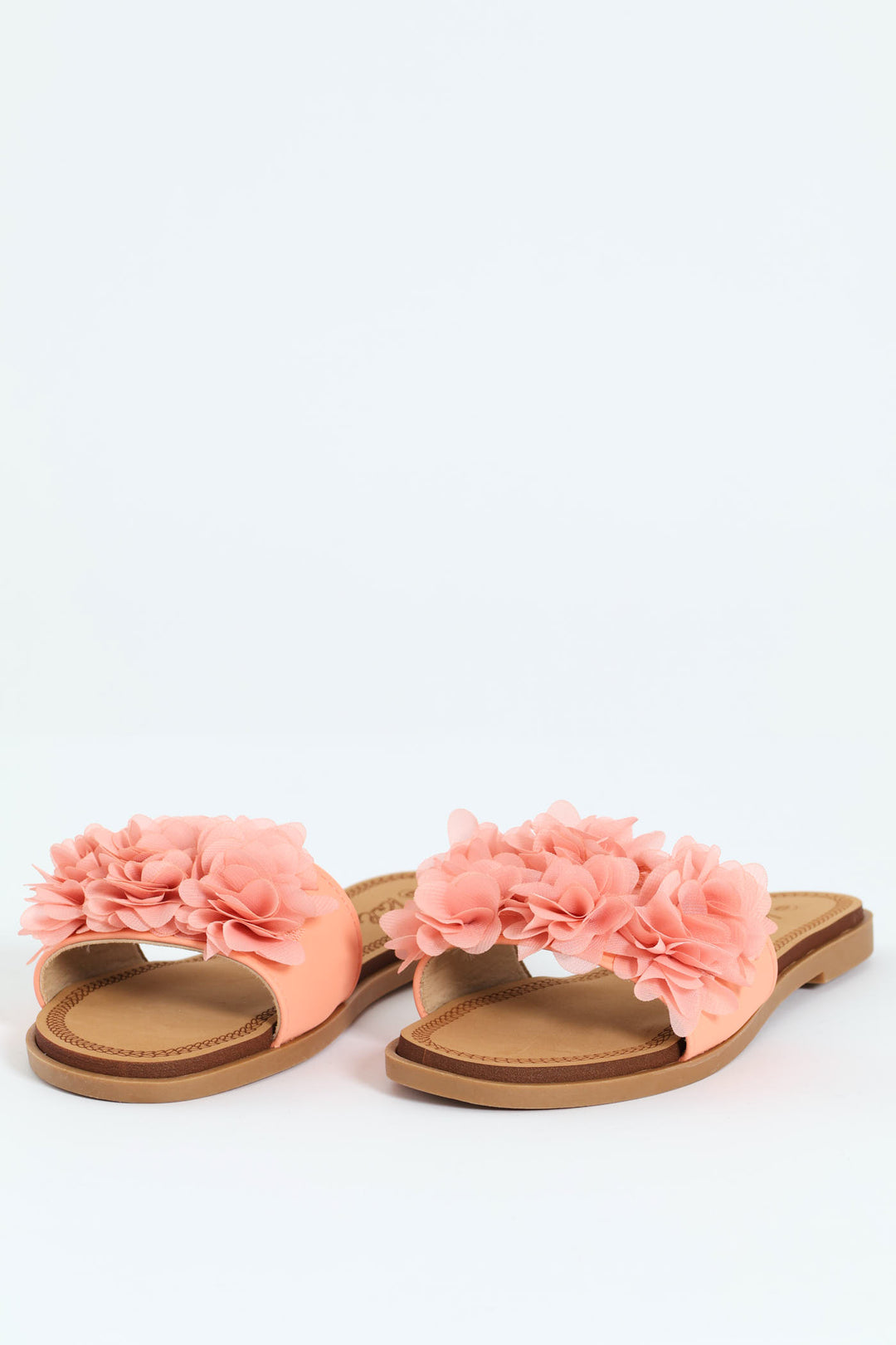 Floral Summer Sandal - Peach