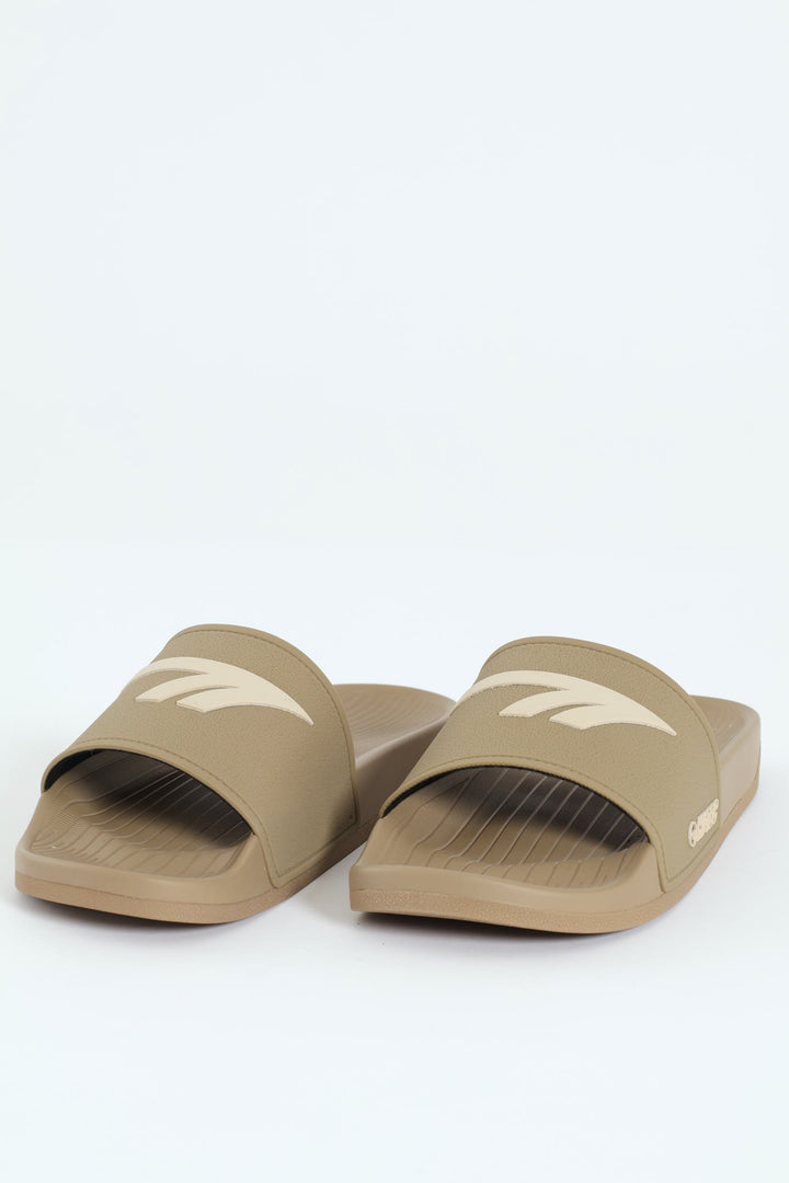 Molded Pool Slide Sandal - Olive