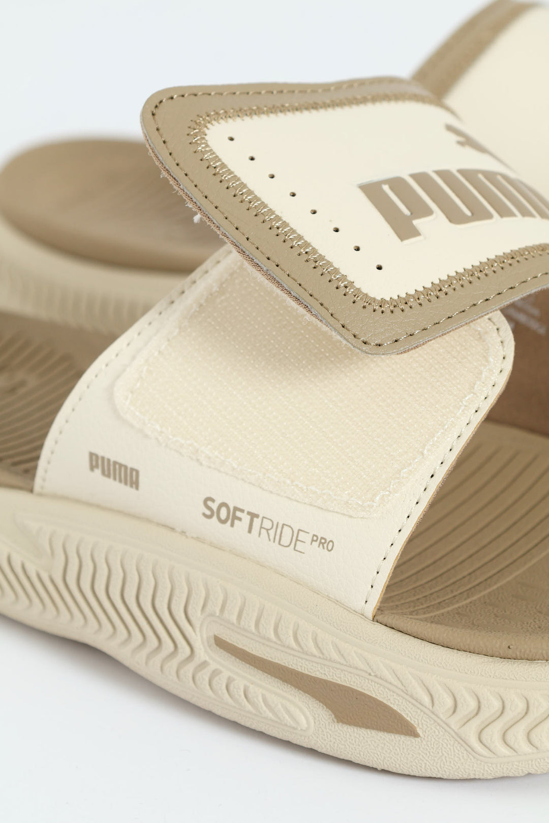 Softride Open Toe Slide - Beige