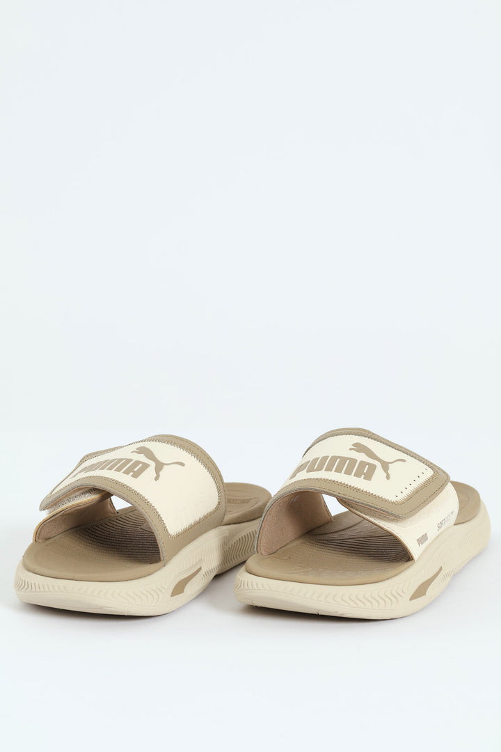 Softride Open Toe Slide - Beige