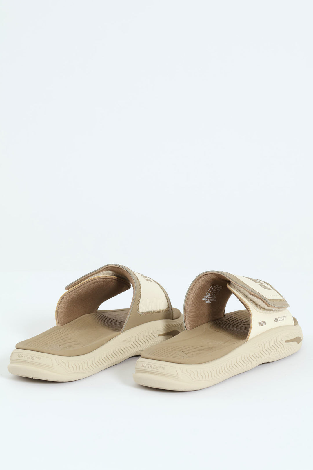 Softride Open Toe Slide - Beige