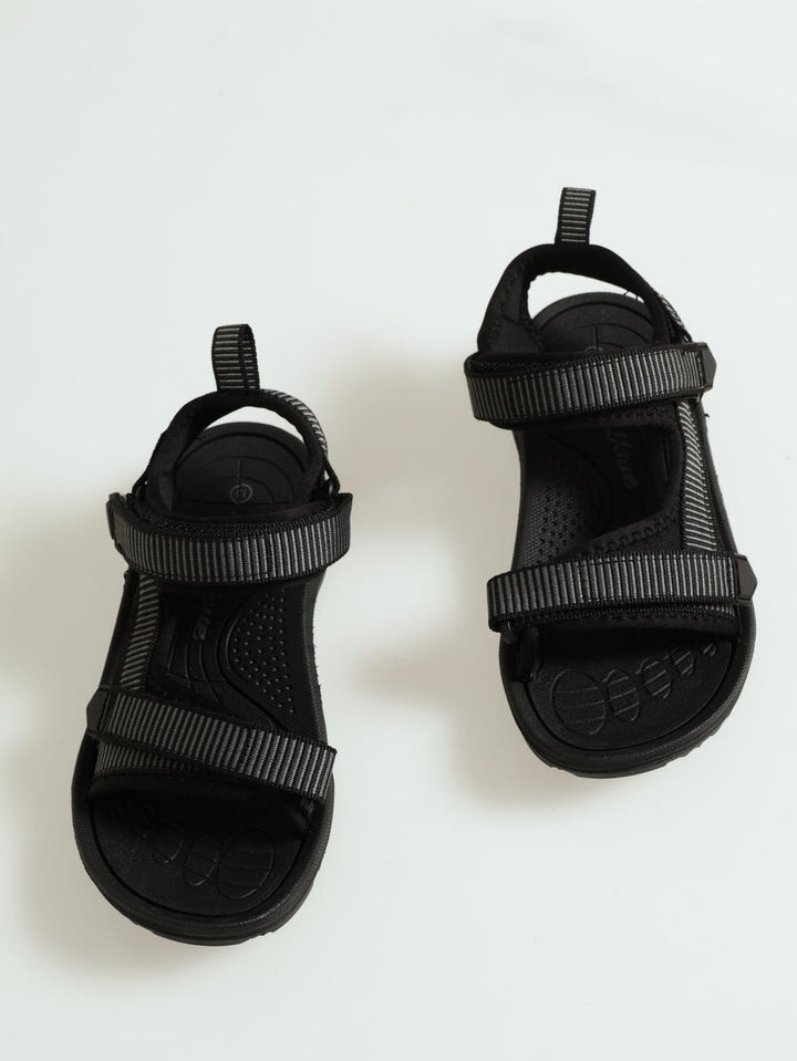 Boys 1-Up Sports Sandal - Black