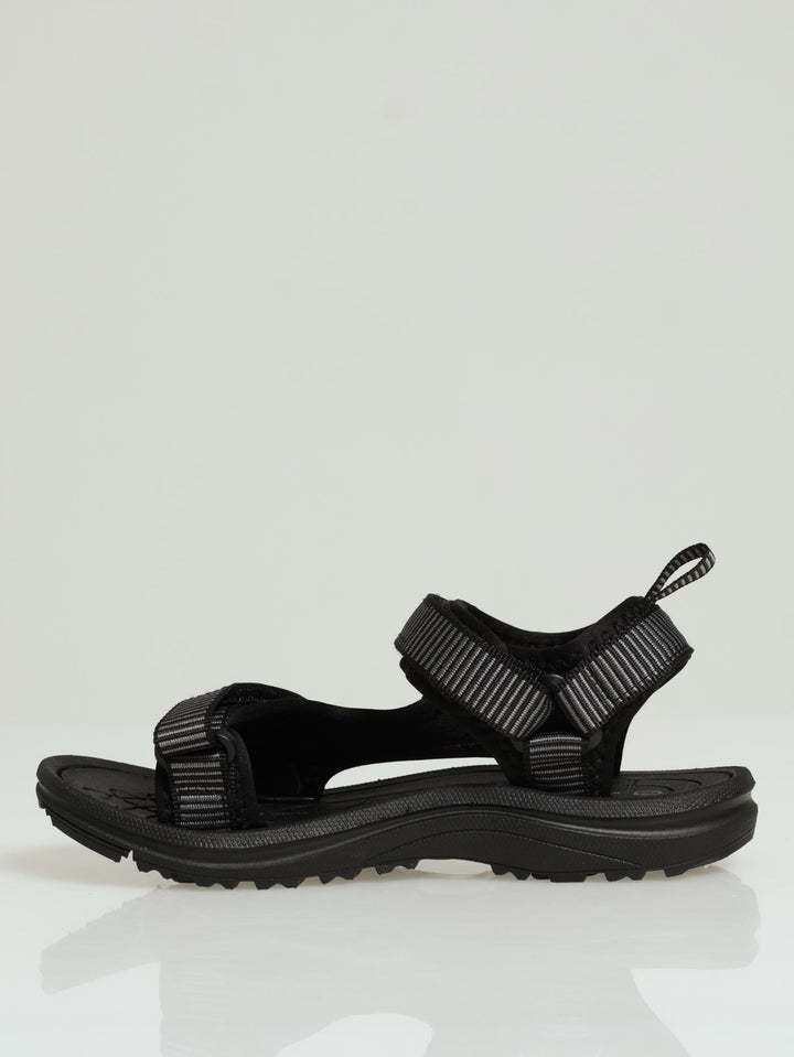 Boys 1-Up Sports Sandal - Black