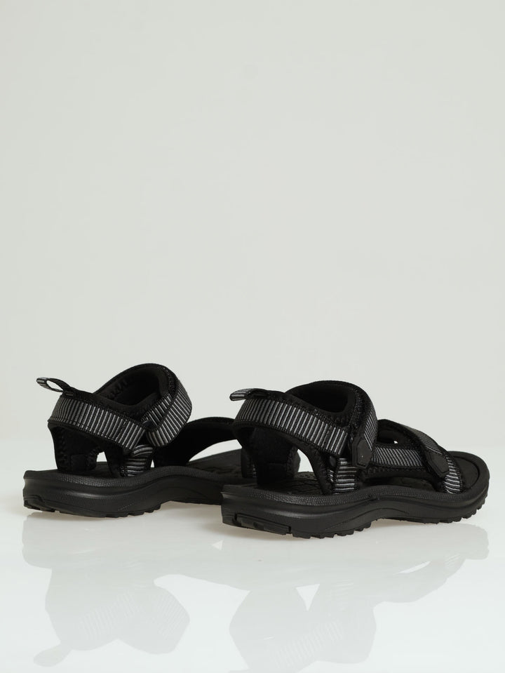 Boys 1-Up Sports Sandal - Black