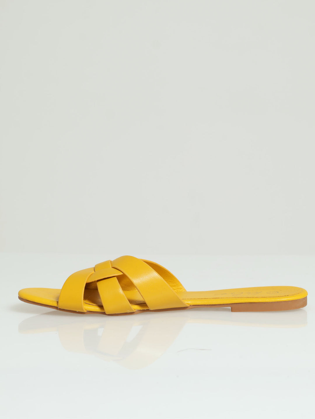 Interlink Basic Mule Sandal - Mustard