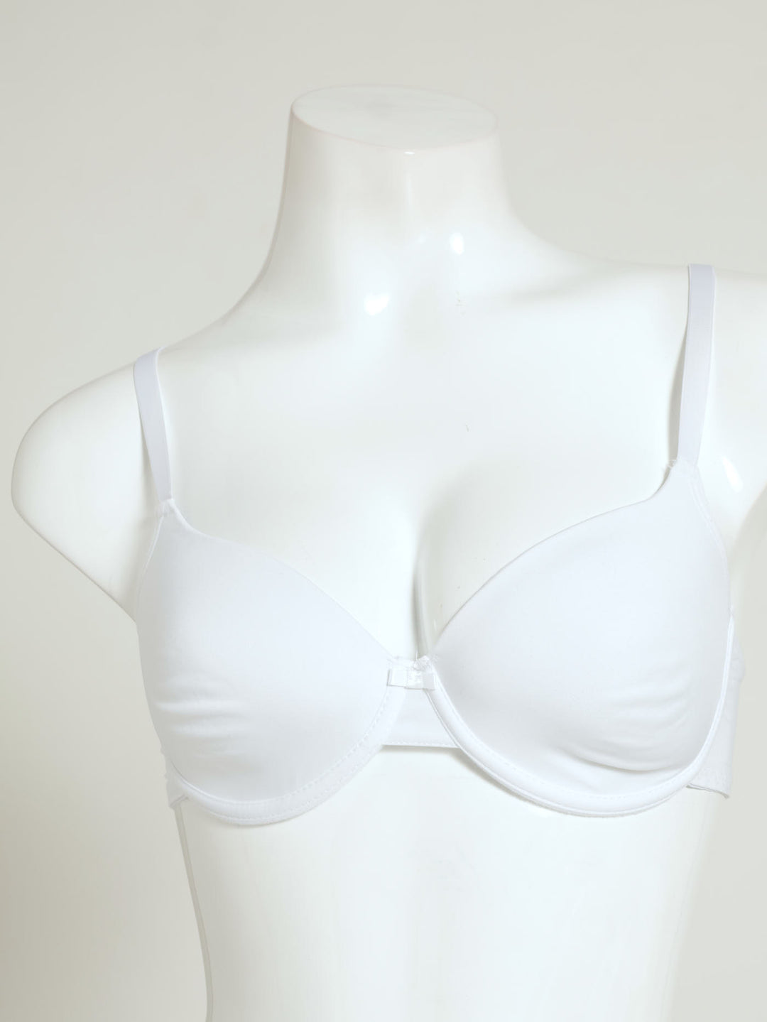 2 Pack 1Up Plunge T-Shirt Bra - White/Beige