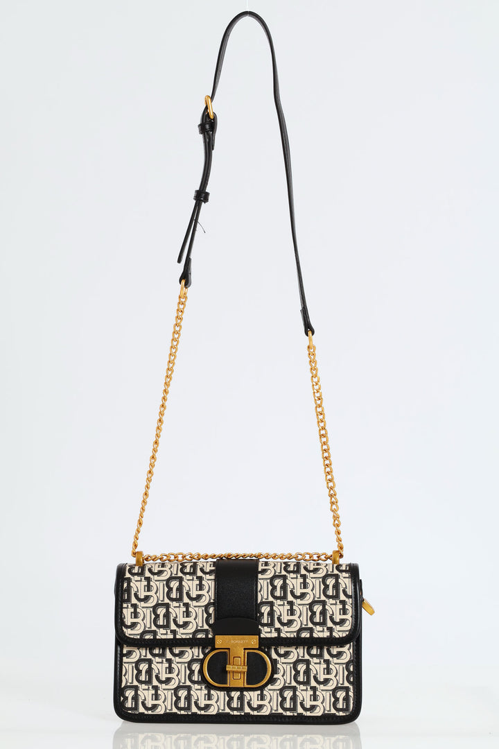 Monogram Flapover Sling Bag - Multi