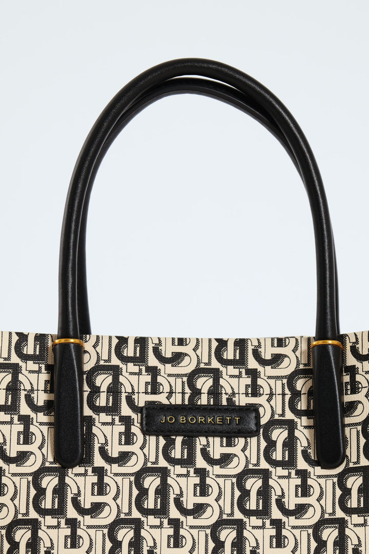 Monogram Shopper Tote Bag - Multi