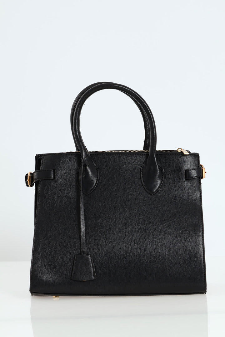 Olivia Shopper Tote Bag - Black