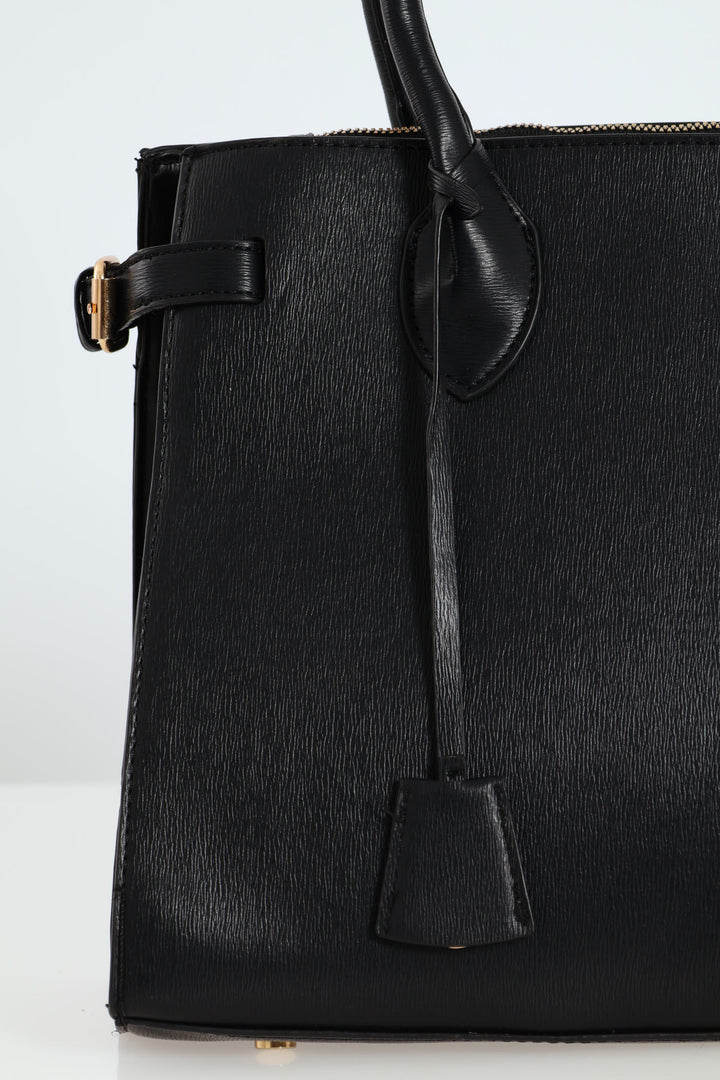 Olivia Shopper Tote Bag - Black