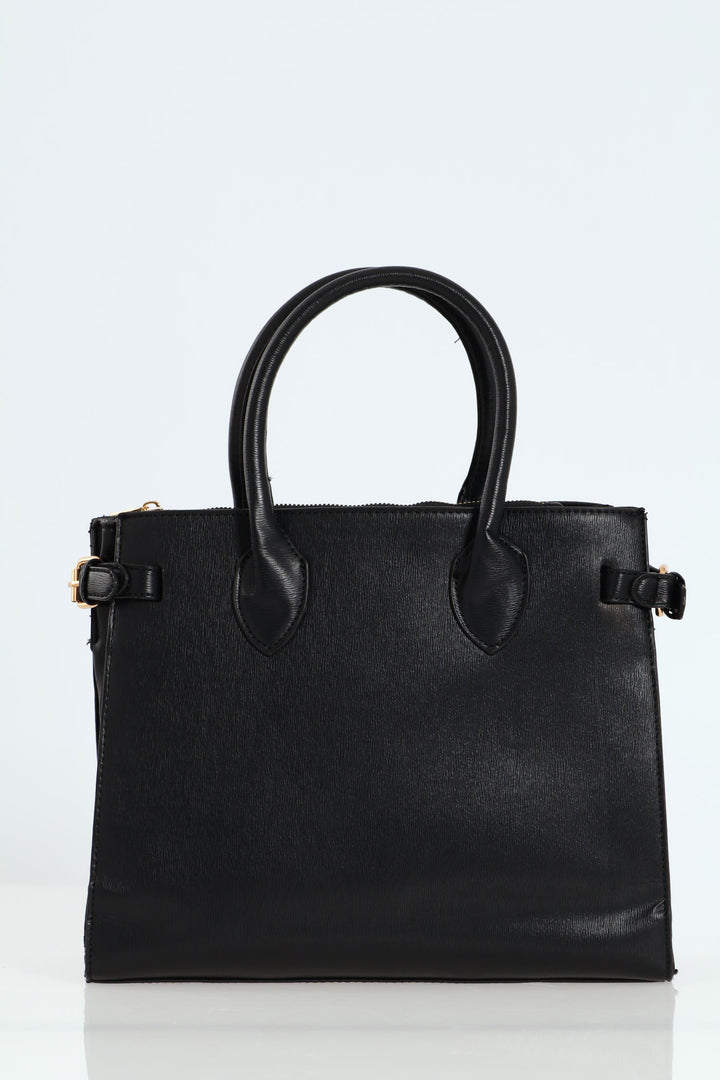 Olivia Shopper Tote Bag - Black