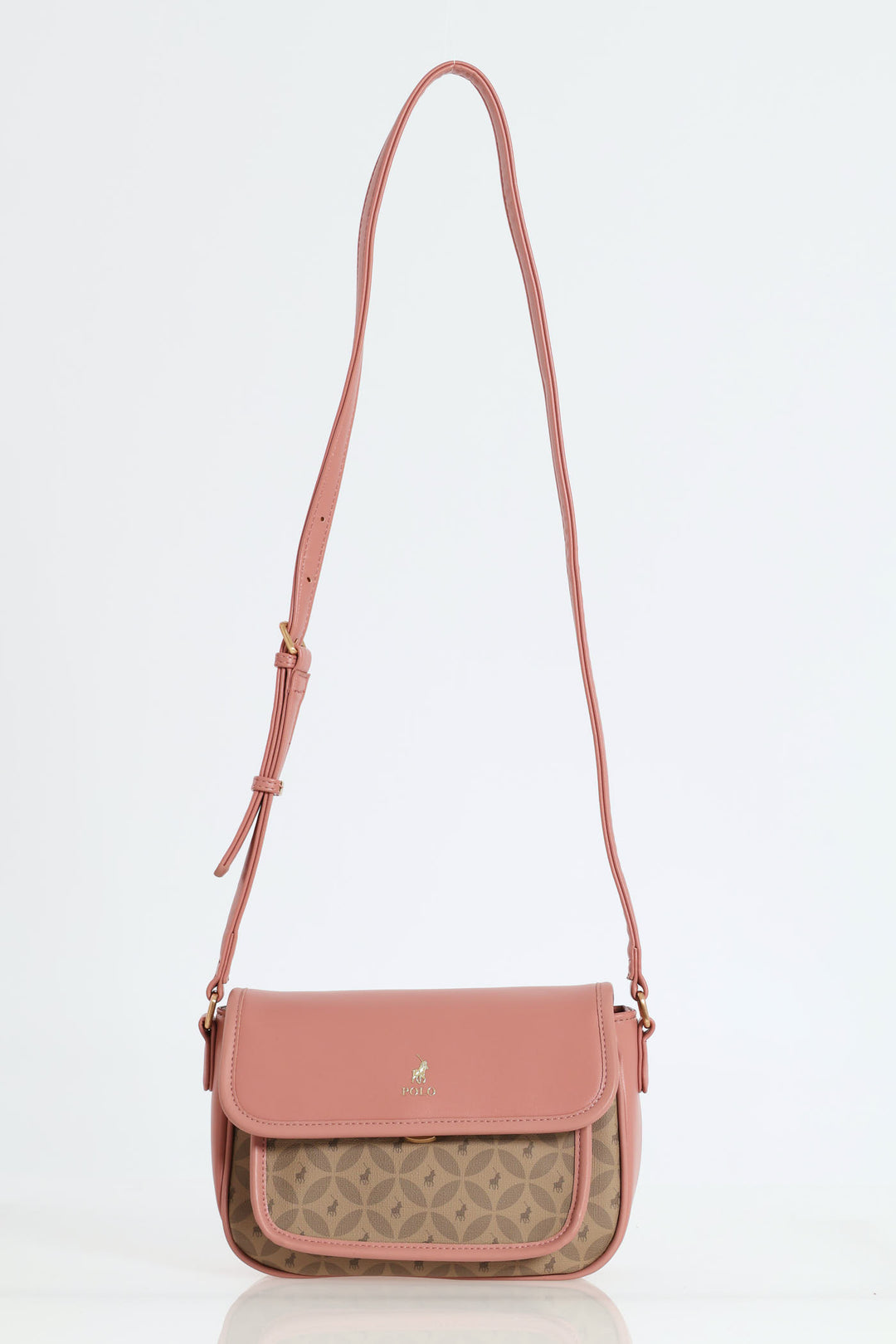 Havana Flapover Bag - Dusty Pink