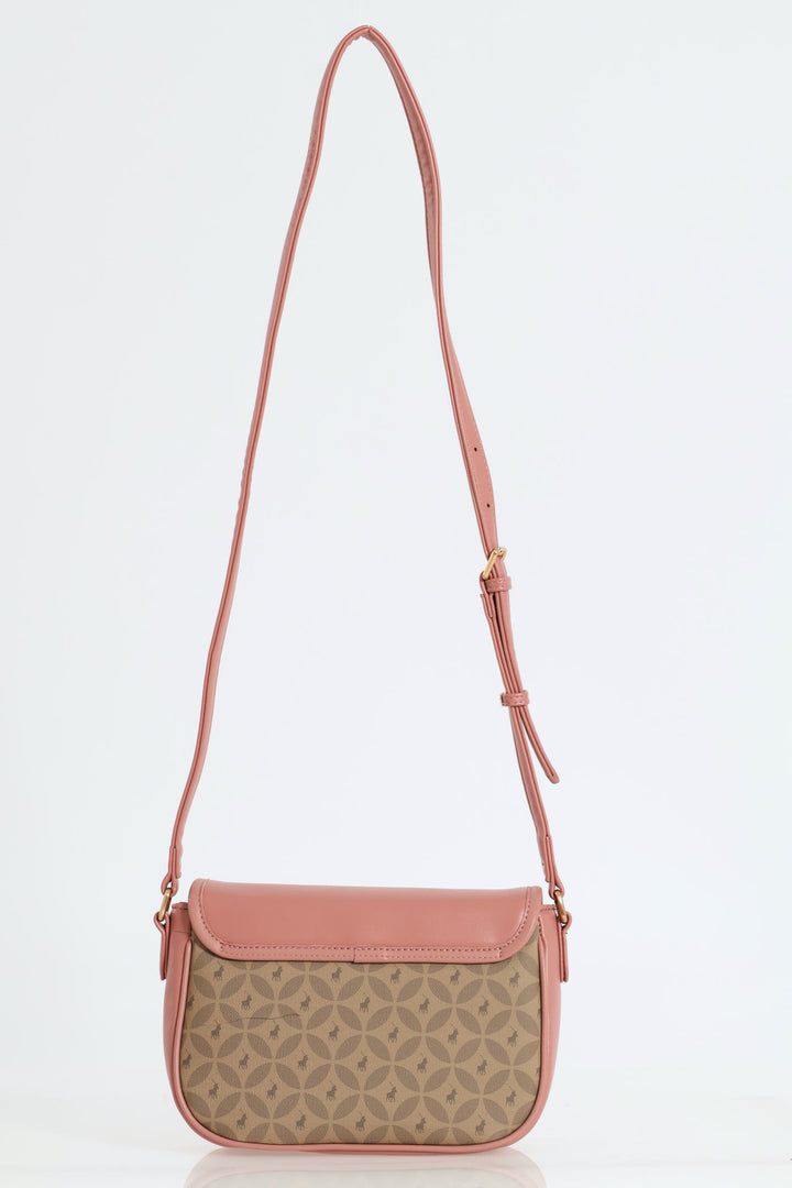 Havana Flapover Bag - Dusty Pink