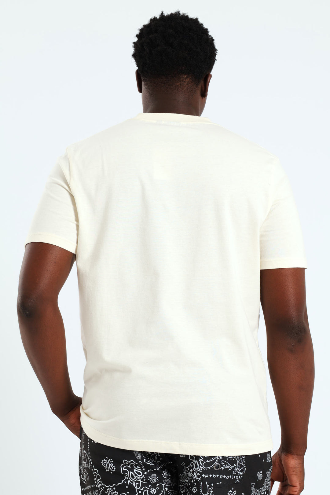 Ecru Plain Tee - Off White