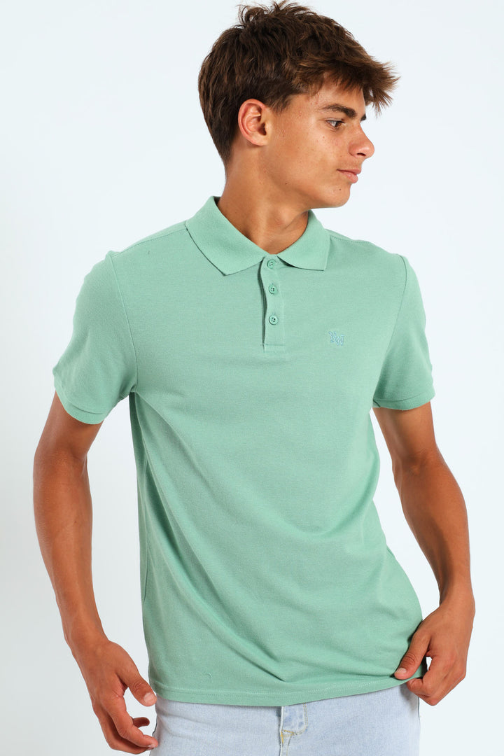 Boys Basic Golfer - Light Green