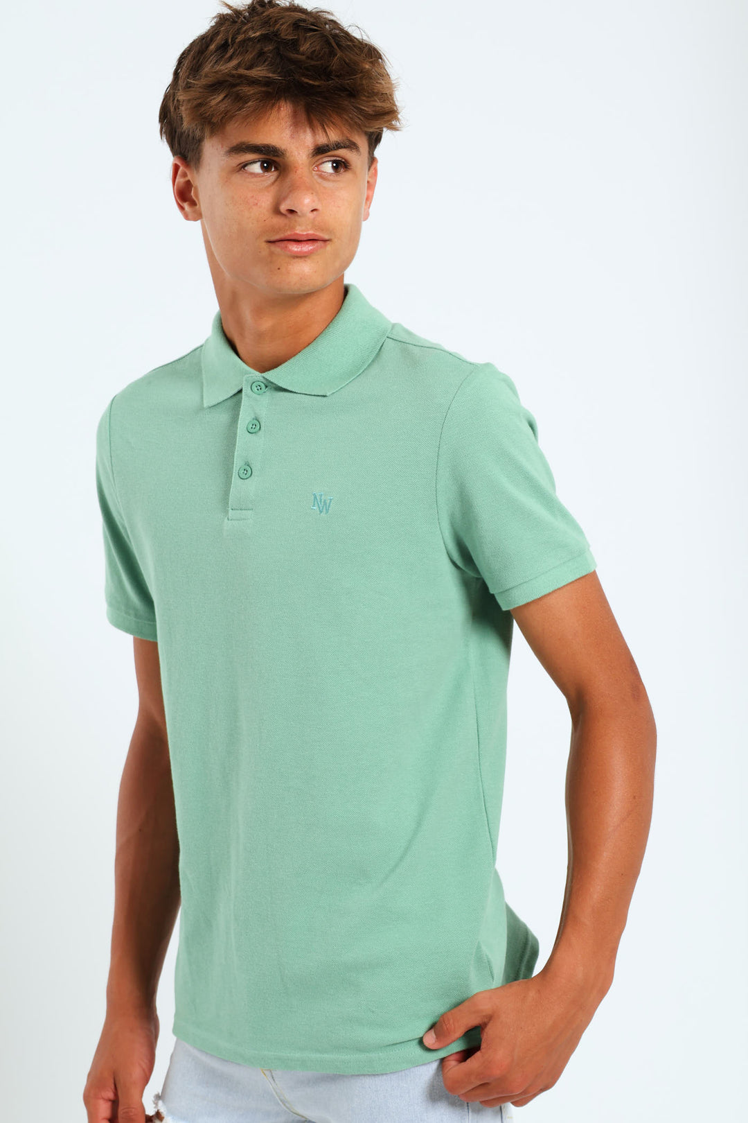 Boys Basic Golfer - Light Green