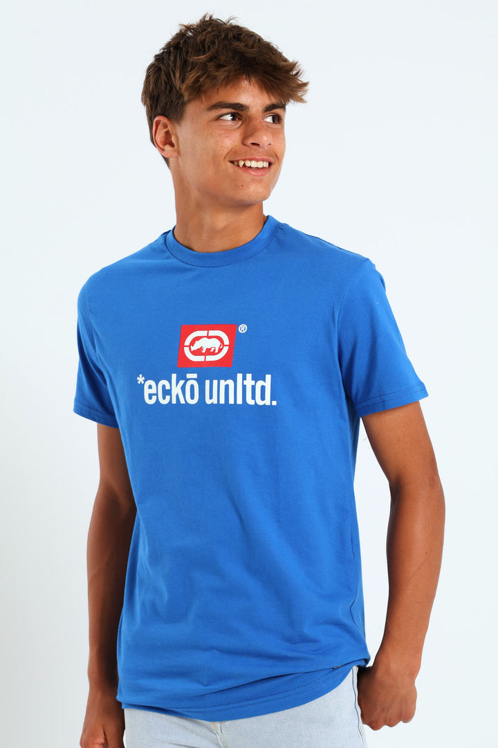 Boys Basic Short Sleeve Tee - Blue